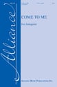 Come to Me SATB choral sheet music cover